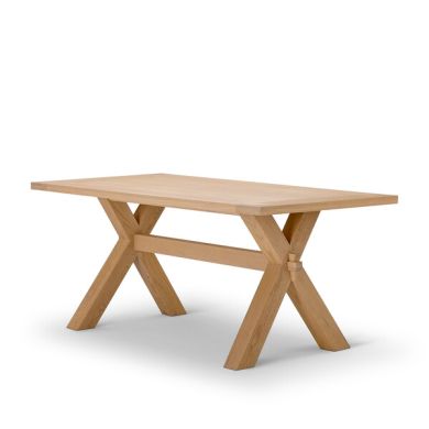 Highworth Natural Solid Oak Dining Table 180cm